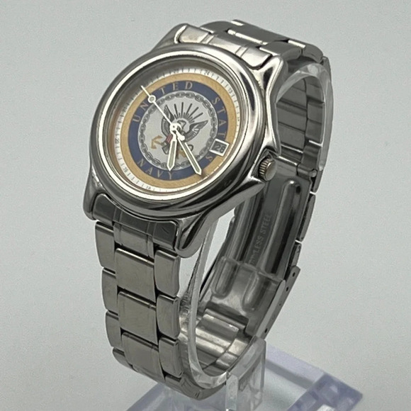 Accutime Unisex United States Navy Collectible Watch Working - Picture 5 of 9